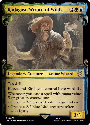Radagast, Wizard of Wilds (Showcase Scrolls) (473), Commander: The Lord of the Rings: Tales of Middle-earth — Magic card price