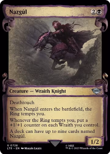 Nazgul (0728) (Showcase Scrolls) (728), Universes Beyond: The Lord of the Rings: Tales of Middle-earth — Magic card price