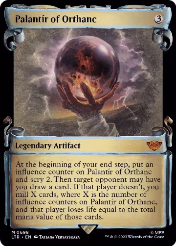 Palantir of Orthanc (Showcase Scrolls) (698), Universes Beyond: The Lord of the Rings: Tales of Middle-earth — Magic card price