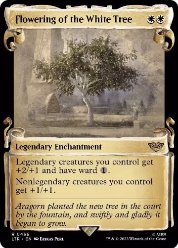 Flowering of the White Tree (Showcase Scrolls) (466), Universes Beyond: The Lord of the Rings: Tales of Middle-earth — Magic card price