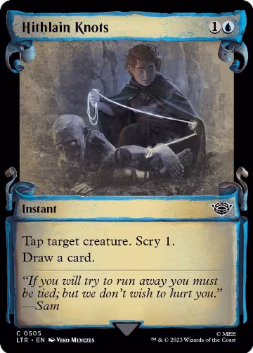 Hithlain Knots (Showcase Scrolls) (505), Universes Beyond: The Lord of the Rings: Tales of Middle-earth — Magic card price