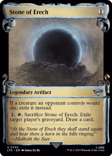 Stone of Erech (Showcase Scrolls) (702), Universes Beyond: The Lord of the Rings: Tales of Middle-earth — Magic card price