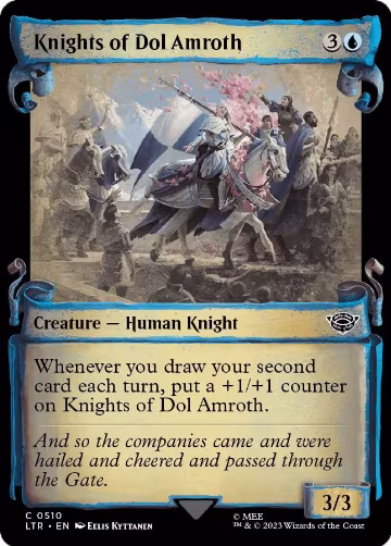 Knights of Dol Amroth (Showcase Scrolls) (510), Universes Beyond: The Lord of the Rings: Tales of Middle-earth — Magic card price