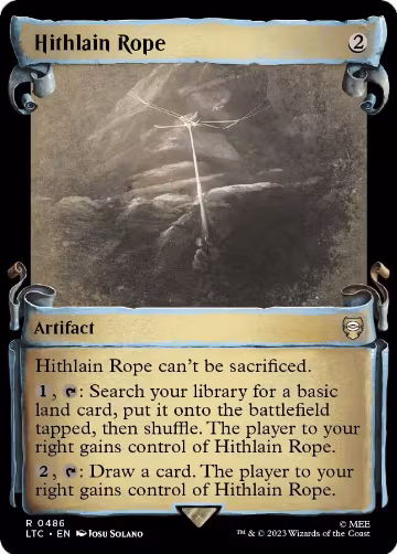 Hithlain Rope (Showcase Scrolls) (486), Commander: The Lord of the Rings: Tales of Middle-earth — Magic card price