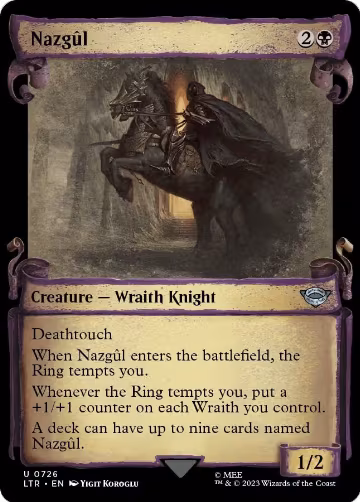 Nazgul (0726) (Showcase Scrolls) (726), Universes Beyond: The Lord of the Rings: Tales of Middle-earth — Magic card price