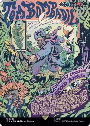 Tom Bombadil (Borderless Poster) (745), Universes Beyond: The Lord of the Rings: Tales of Middle-earth — Magic card price