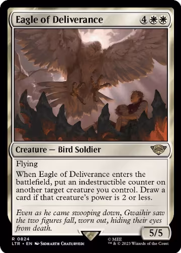 Eagle of Deliverance (824), Universes Beyond: The Lord of the Rings: Tales of Middle-earth — Magic card price