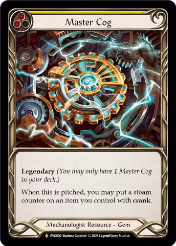 Master Cog (EVO000) — card price