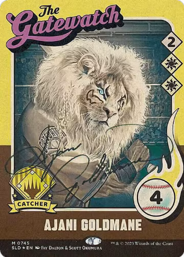 Ajani Goldmane (745) (Autographed) (745), Secret Lair Drop Series — Magic card price