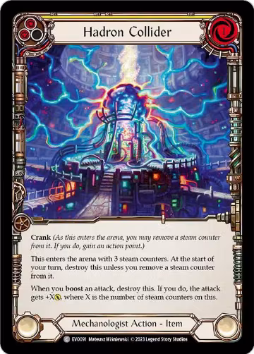 Hadron Collider (Yellow) (EVO091), Bright Lights — Flesh & Blood card price