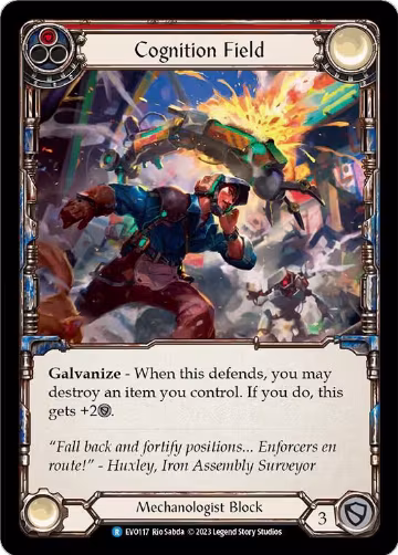 Cognition Field (Red) (EVO117), Bright Lights — Flesh & Blood card price