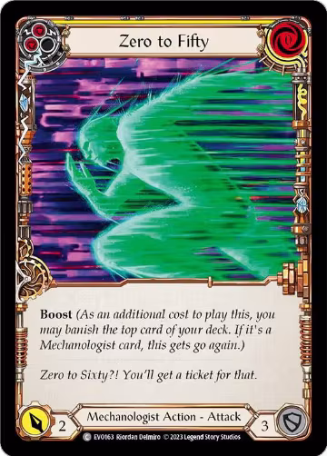 Zero to Fifty (Yellow) (EVO163), Bright Lights — Flesh & Blood card price