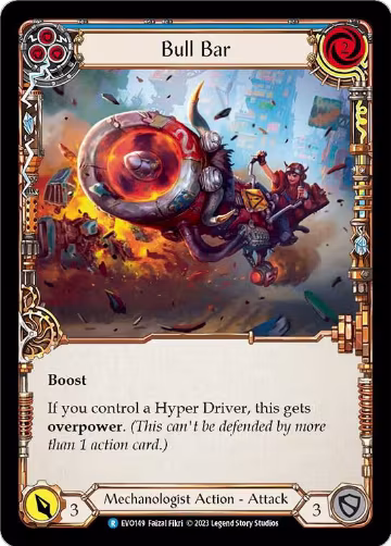 Bull Bar (Blue) (EVO149), Bright Lights — Flesh & Blood card price