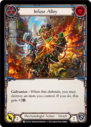 Infuse Alloy (Blue) (EVO122), Bright Lights — Flesh & Blood card price