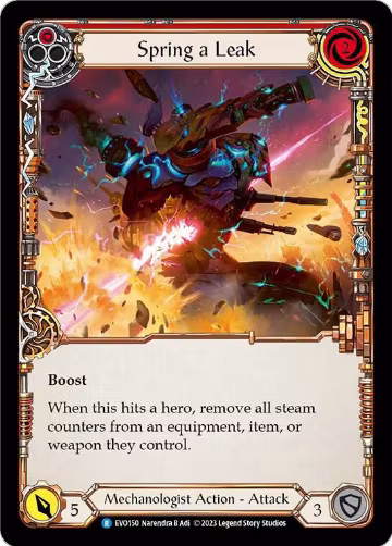Spring a Leak (Red) (EVO150), Bright Lights — Flesh & Blood card price