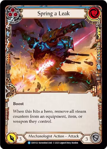 Spring a Leak (Blue) (EVO152), Bright Lights — Flesh & Blood card price