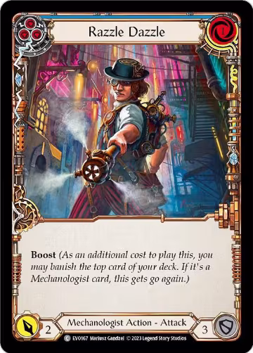 Razzle Dazzle (Blue) (EVO167), Bright Lights — Flesh & Blood card price