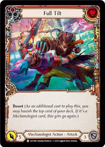 Full Tilt (Red) (EVO168), Bright Lights — Flesh & Blood card price