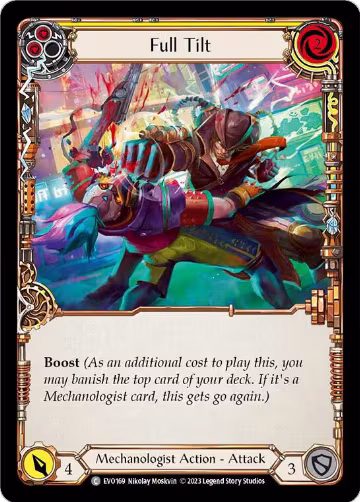 Full Tilt (Yellow) (EVO169), Bright Lights — Flesh & Blood card price