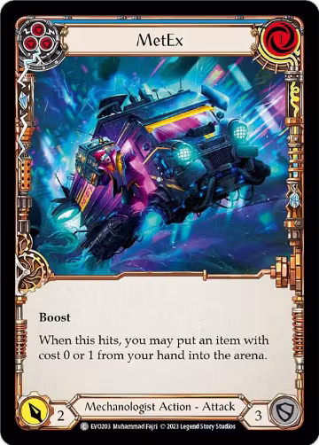 MetEx (Blue) (EVO203), Bright Lights — Flesh & Blood card price