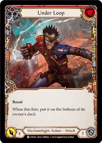 Under Loop (Red) (EVO216), Bright Lights — Flesh & Blood card price