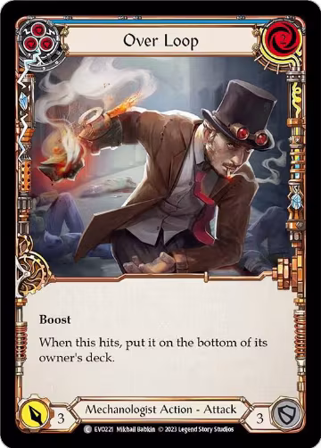 Over Loop (Blue) (EVO221), Bright Lights — Flesh & Blood card price