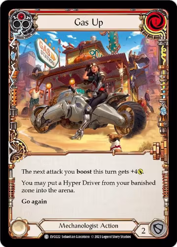 Gas Up (Red) (EVO222), Bright Lights — Flesh & Blood card price