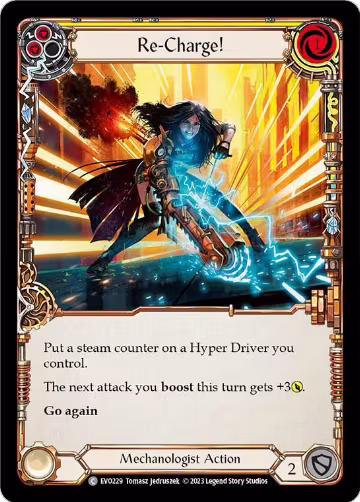 Re-Charge! (Yellow) (EVO229), Bright Lights — Flesh & Blood card price