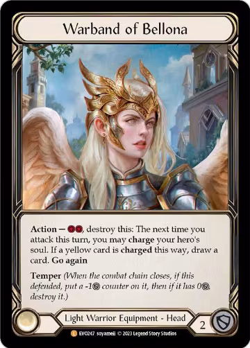 Warband of Bellona (EVO247), Bright Lights — Flesh & Blood card price