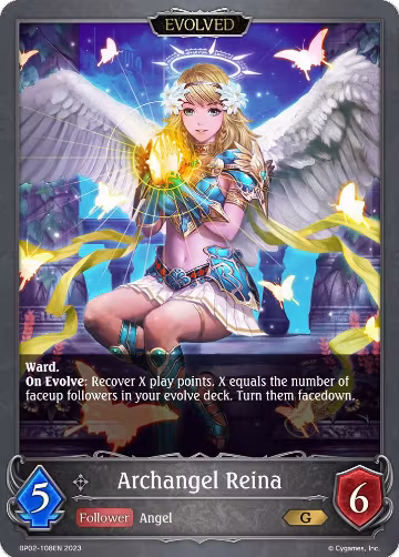 Archangel Reina (Evolved) (BP02-108EN), Reign of Bahamut — Shadowverse card price
