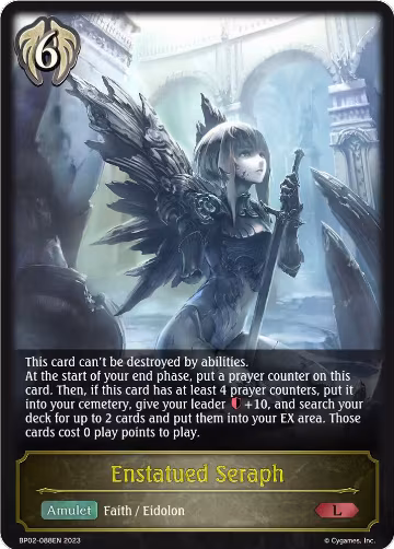 Enstatued Seraph (BP02-088EN), Reign of Bahamut — Shadowverse card price