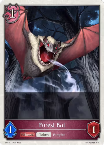 Forest Bat (BP02-T18EN), Reign of Bahamut — Shadowverse card price