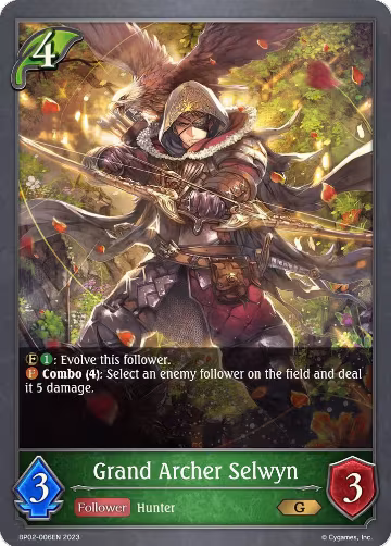 Grand Archer Selwyn (BP02-006EN), Reign of Bahamut — Shadowverse card price