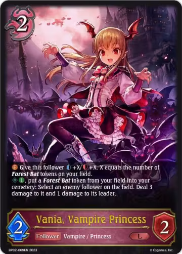 Vania, Vampire Princess (BP02-069EN), Reign of Bahamut — Shadowverse card price