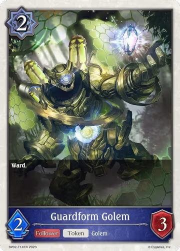 Guardform Golem (BP02-T14EN), Reign of Bahamut — Shadowverse card price