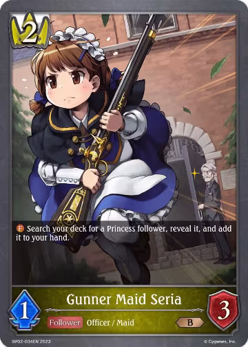 Gunner Maid Seria (BP02-034EN), Reign of Bahamut — Shadowverse card price