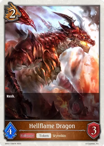 Hellflame Dragon (BP02-T06EN), Reign of Bahamut — Shadowverse card price