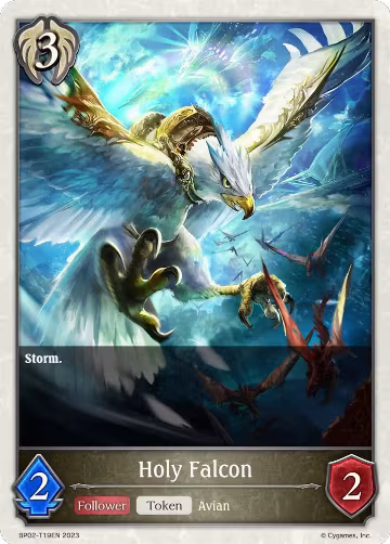 Holy Falcon (BP02-T19EN), Reign of Bahamut — Shadowverse card price