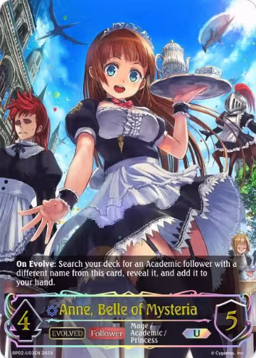 Anne, Belle of Mysteria (Evolved) (U) (BP02-U03EN) — card price