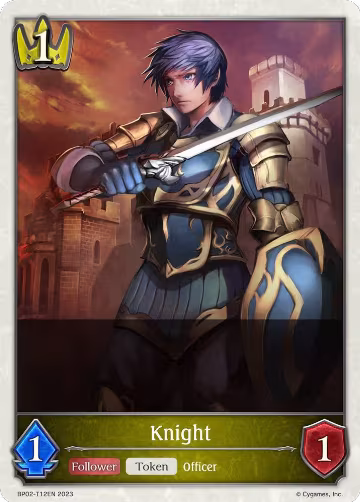 Knight (BP02-T12EN), Reign of Bahamut — Shadowverse card price