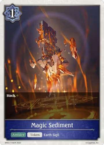 Magic Sediment (BP02-T15EN), Reign of Bahamut — Shadowverse card price