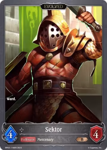 Sektor (Evolved) (BP02-116EN), Reign of Bahamut — Shadowverse card price
