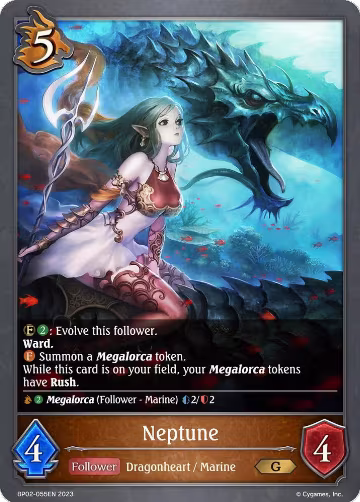 Neptune (BP02-055EN), Reign of Bahamut — Shadowverse card price