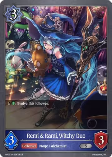 Remi & Rami, Witchy Duo (BP02-042EN), Reign of Bahamut — Shadowverse card price