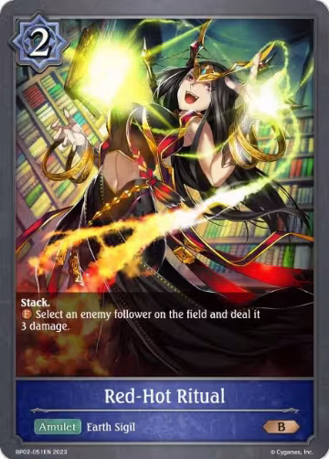 Red-Hot Ritual (BP02-051EN), Reign of Bahamut — Shadowverse card price