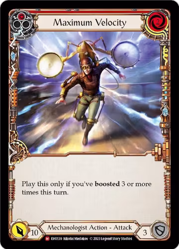 Maximum Velocity (EVO139), Bright Lights — Flesh & Blood card price