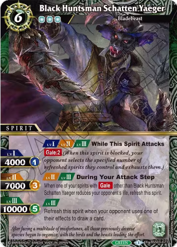 Black Huntsman Schatten Yaeger (BSS03-073) — card price