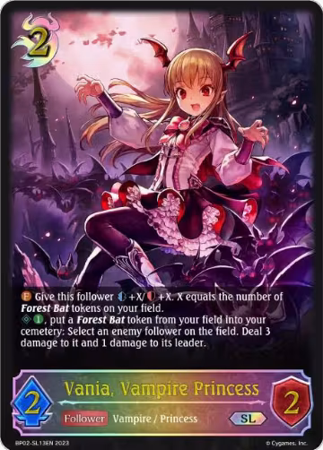 Vania, Vampire Princess (SL) (BP02-SL13EN), Reign of Bahamut — Shadowverse card price