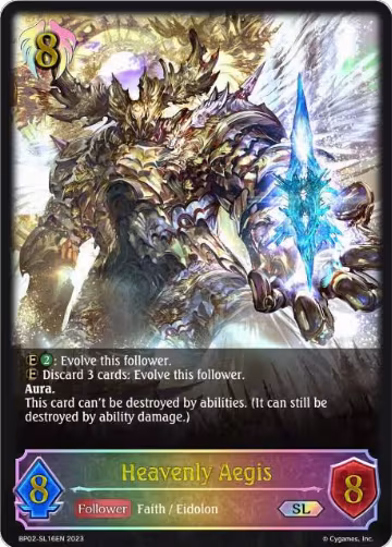 Heavenly Aegis (SL) (BP02-SL16EN), Reign of Bahamut — Shadowverse card price