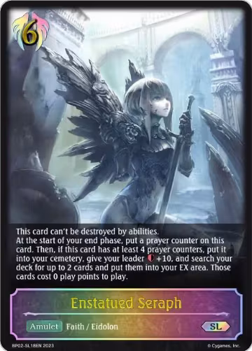 Enstatued Seraph (SL) (BP02-SL18EN), Reign of Bahamut — Shadowverse card price
